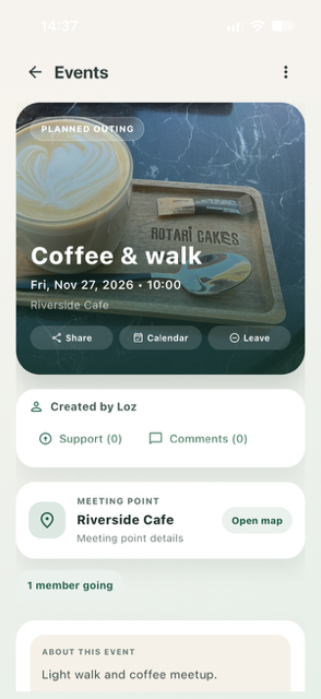 ShallWe iPhone home screen